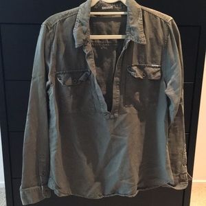 Mother denim twill top